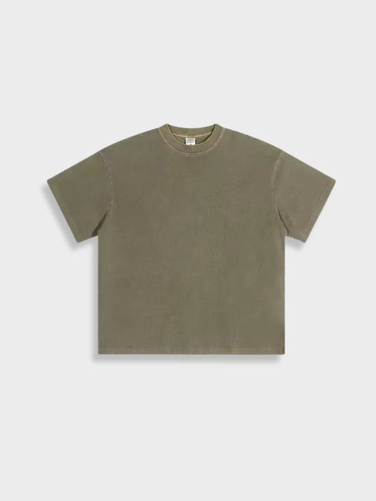 200 GSM Light Washed Cotton Tee - Image 10
