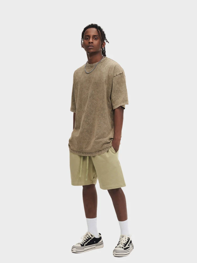 230 GSM Heavy Loose Fit Washed T-Shirt - Image 10