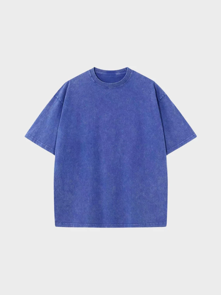 230 GSM Heavy Loose Fit Washed T-Shirt - Image 4