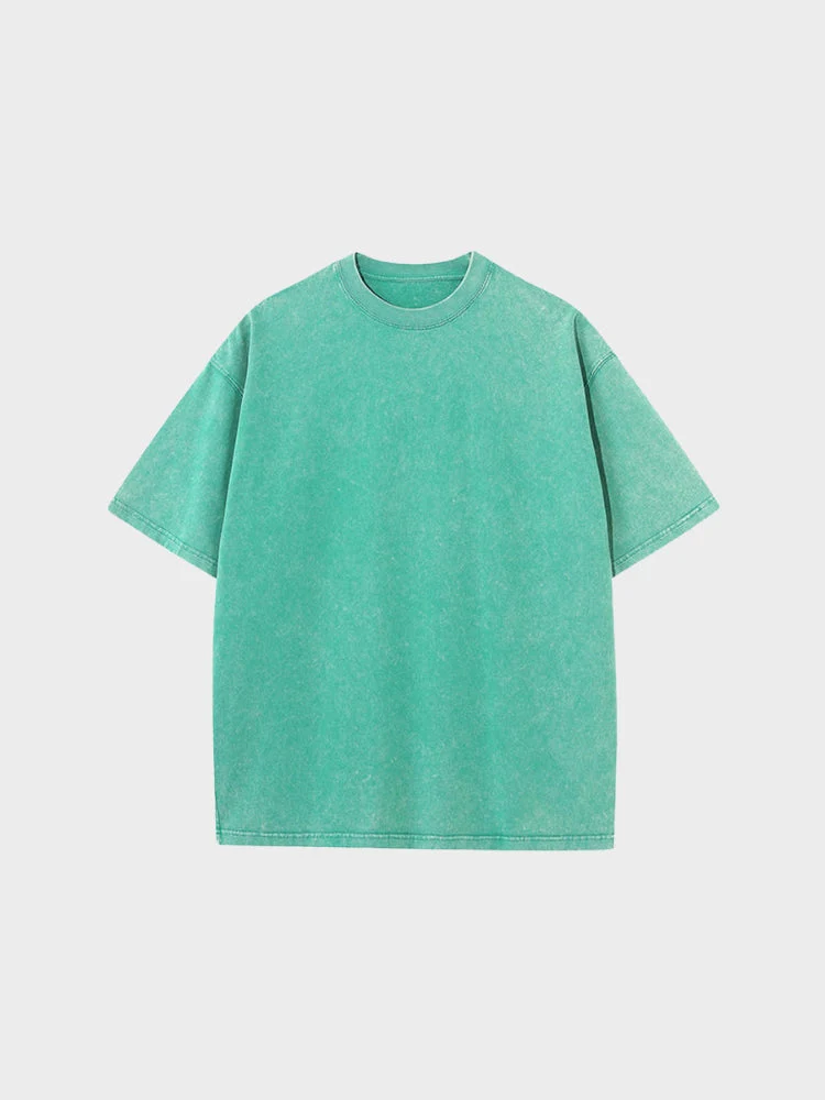 230 GSM Heavy Loose Fit Washed T-Shirt - Image 7