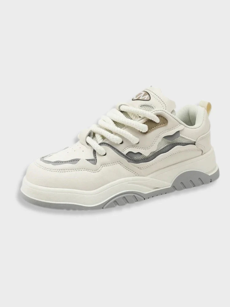Big Lace Vintage Smile Sneakers - Image 6