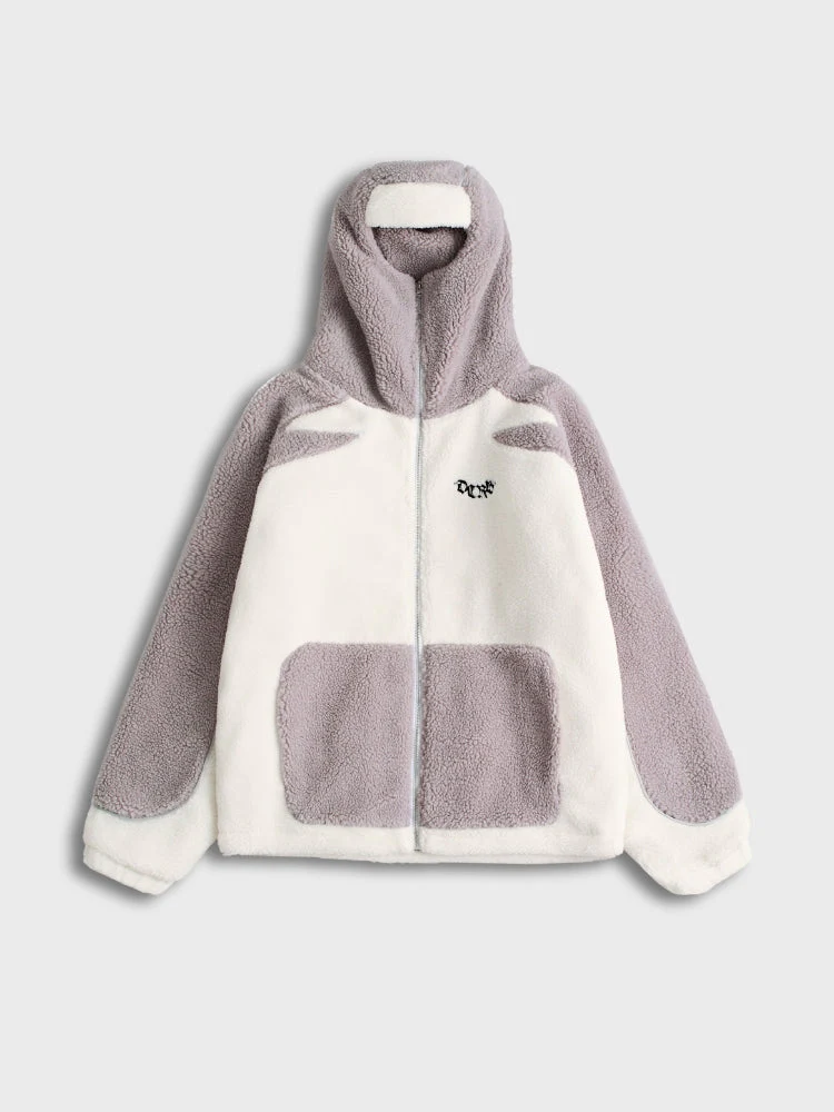 DCRB - Black & Grey Sherpa Ninja Fleece - Image 12