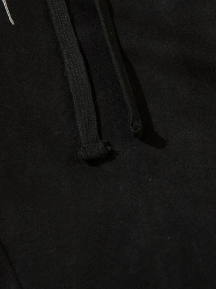 Black Suede Streetwear Shorts - Image 7
