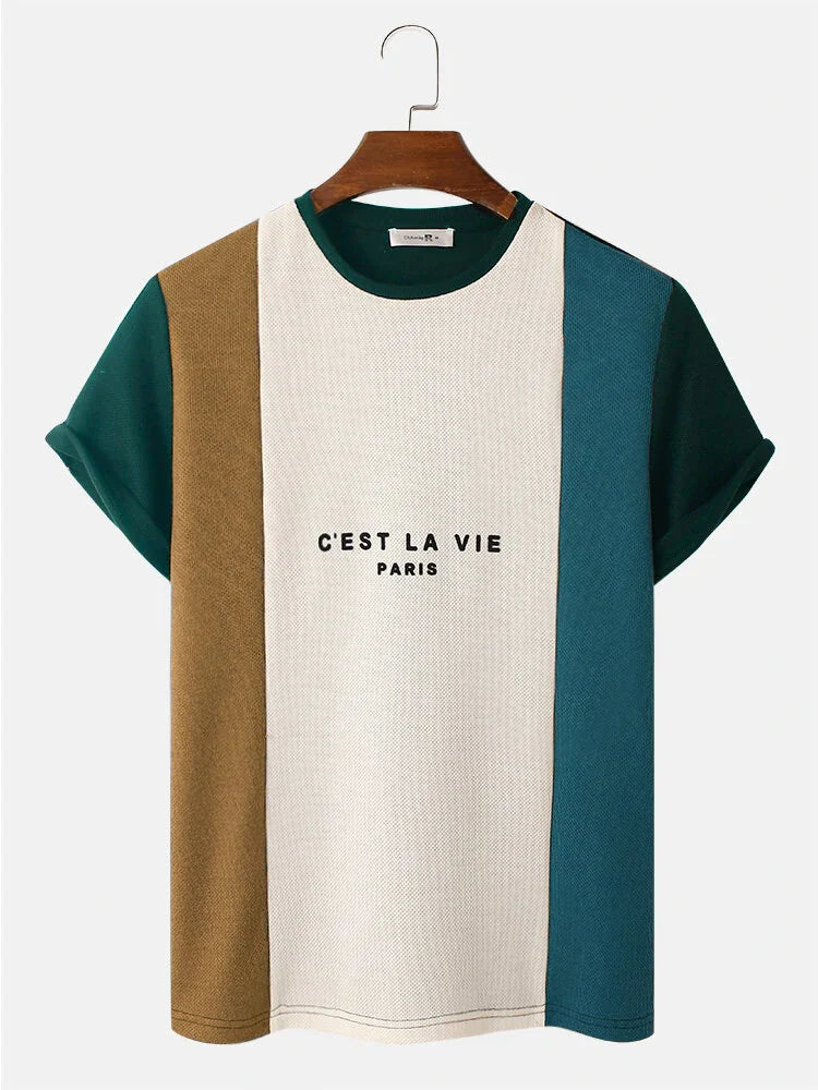 Cest la vie - Dubble stripe Paris T-Shirt - Image 5