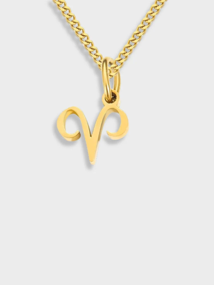 Cuban Zodiac Sign Necklace - Image 4