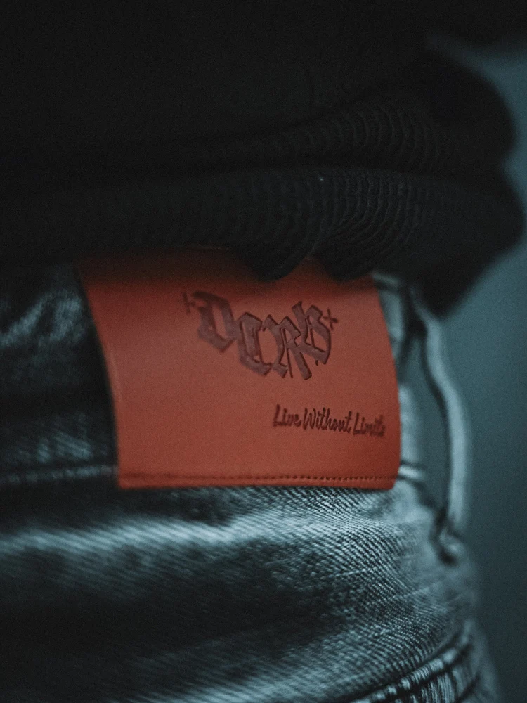 DCRB Baggy Denim Jeans - Black/Grey - Image 3