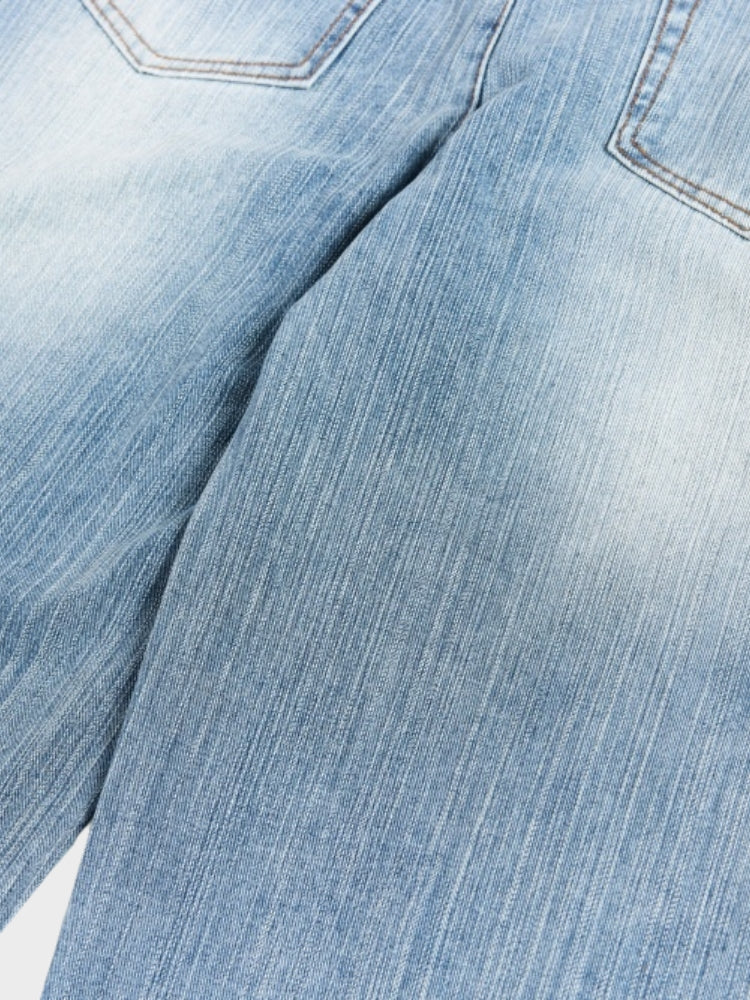 DCRB Baggy Washed Flower Denim Jeans - Image 9