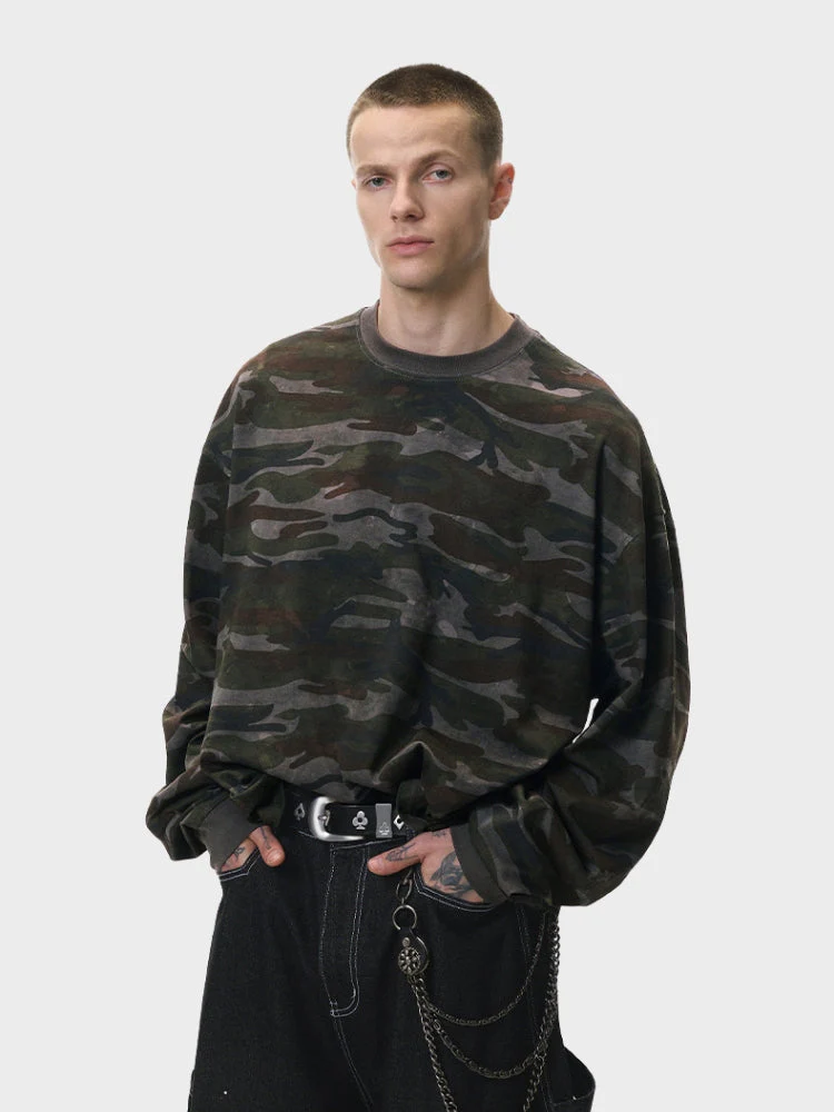 DCRB Camo Boxy Fit Longsleeve - Image 4