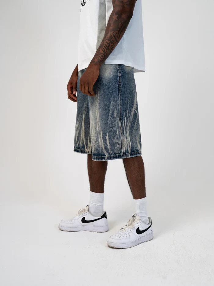 DCRB  Distressed Denim Jorts - Image 4