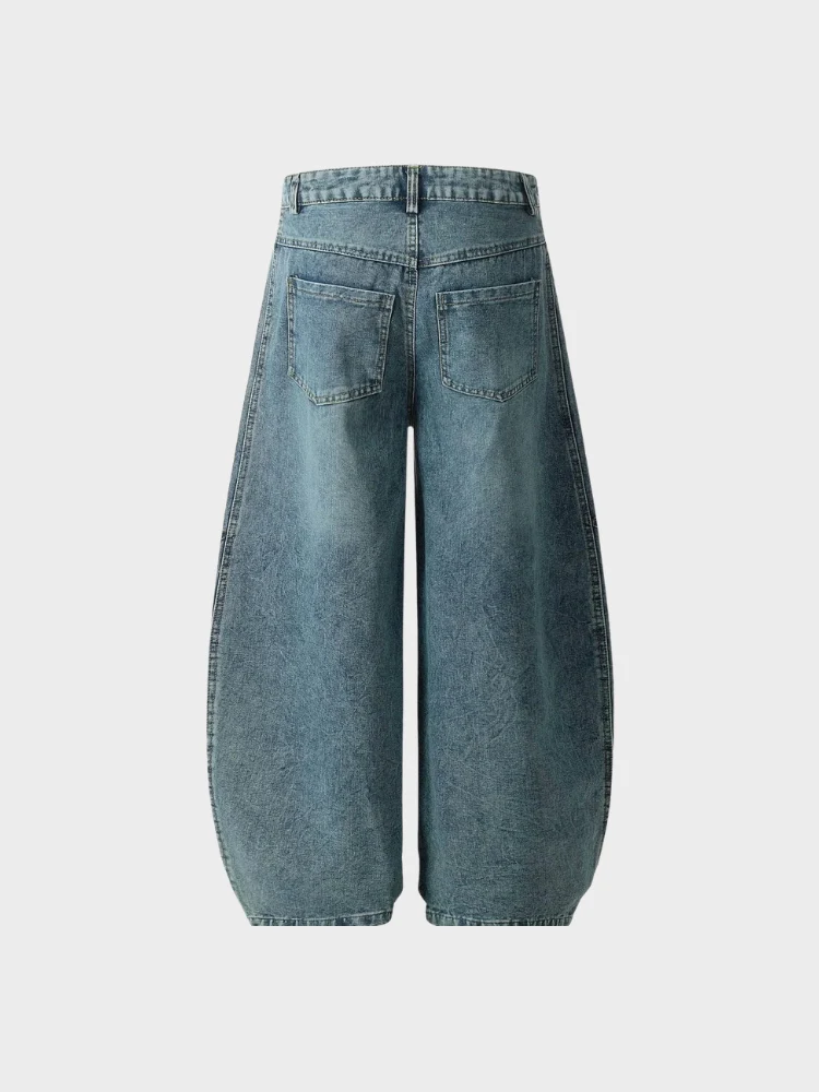 DCRB Striped Barrel Denim Jeans - Image 12