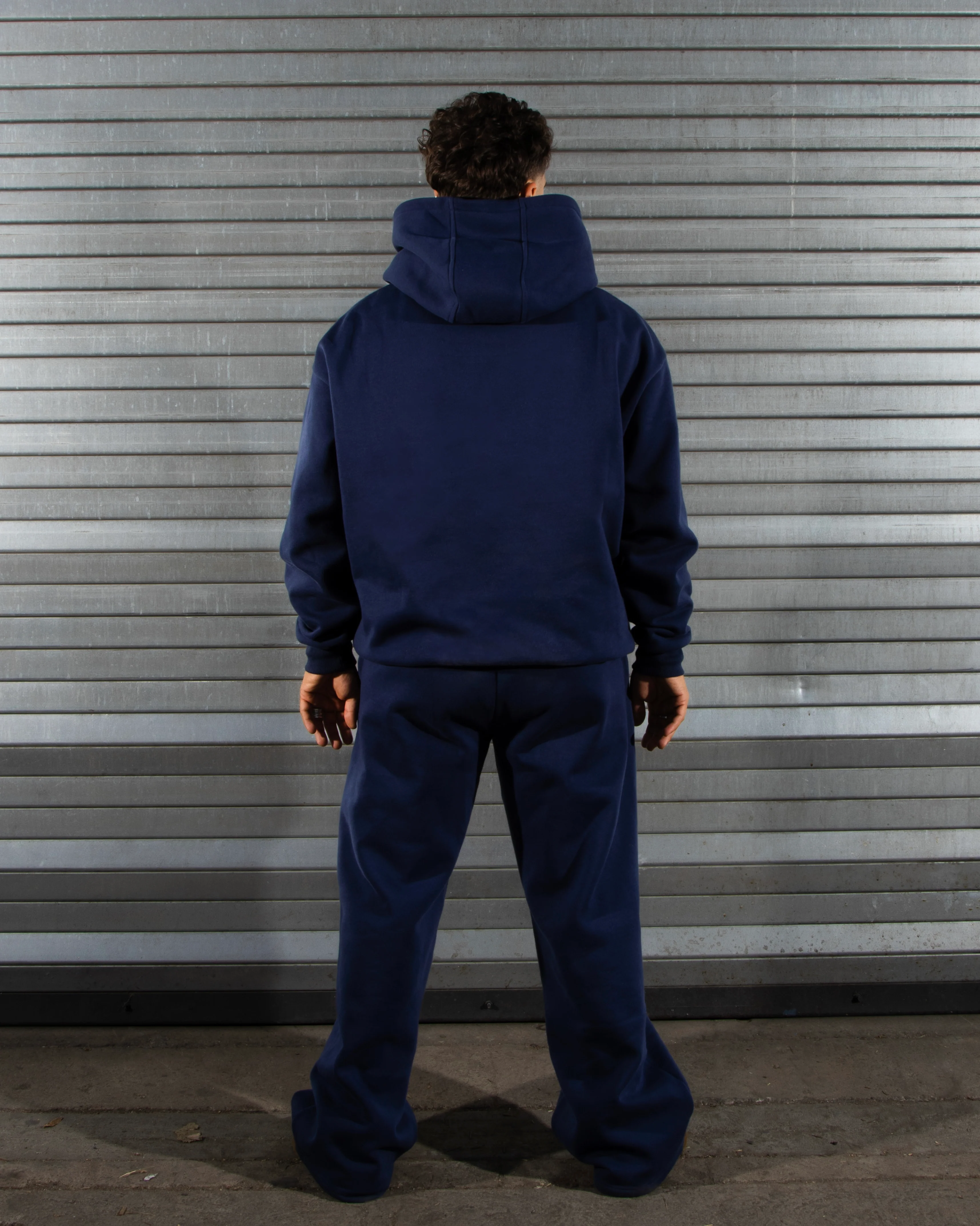 DCRB Tracksuit Open Leg Jogger - Navy Blue - Image 3
