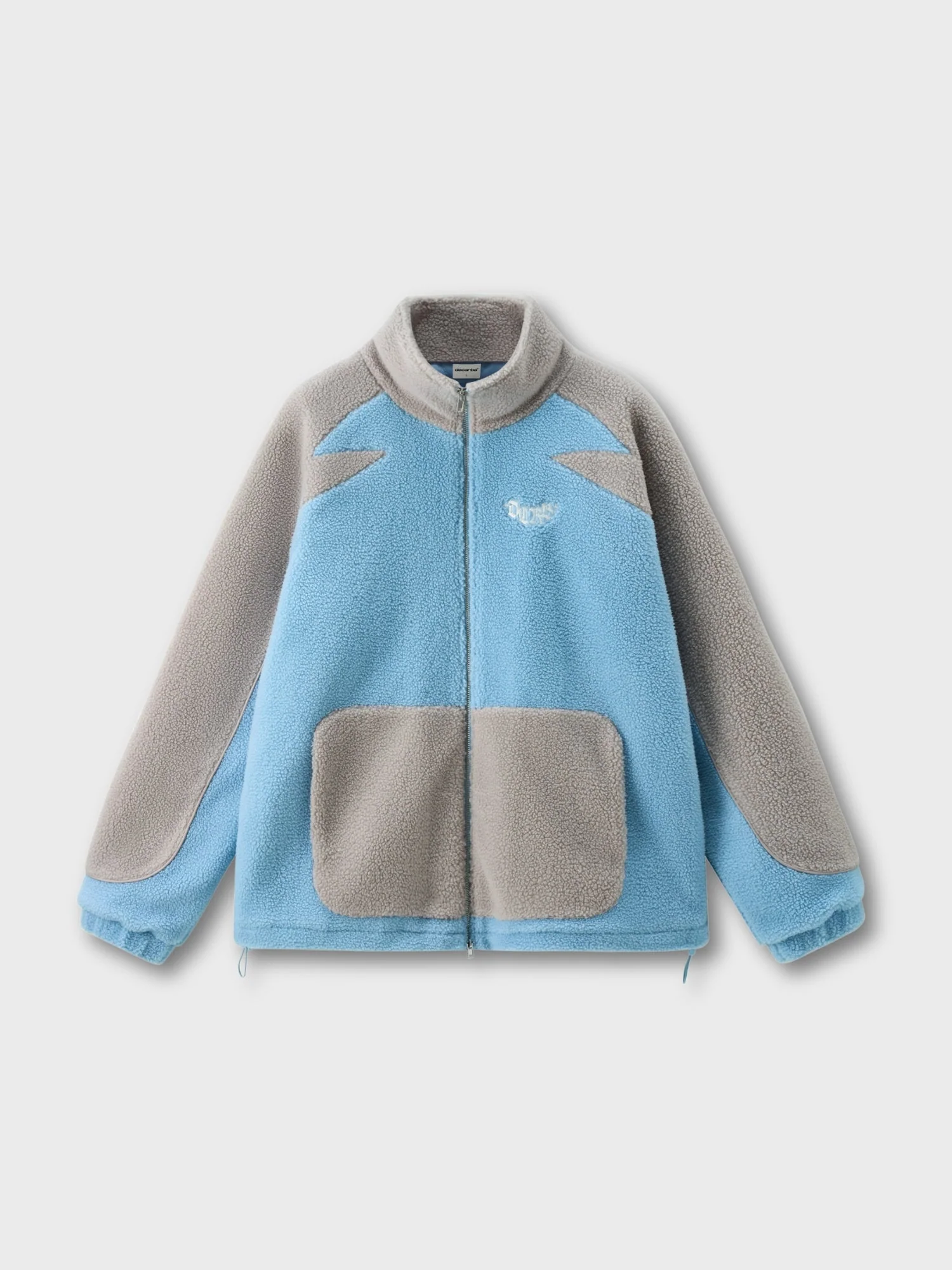 DCRB Two Tone Sherpa Fleece Jacket Pink - Image 12