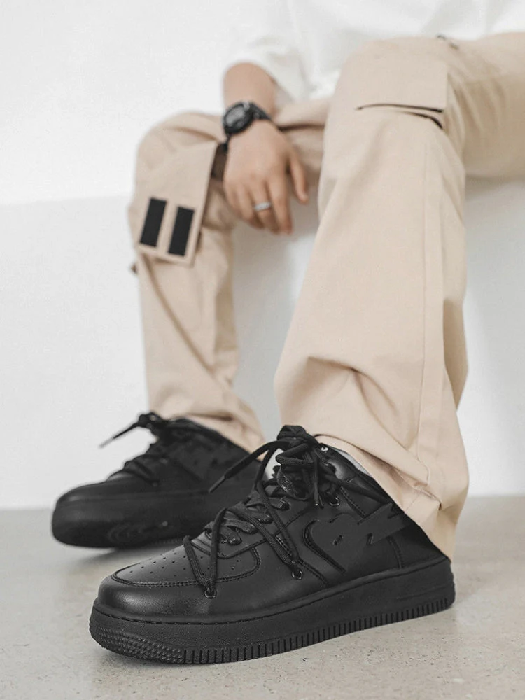 DCRB Vintage Black Heart Sneakers - Image 5