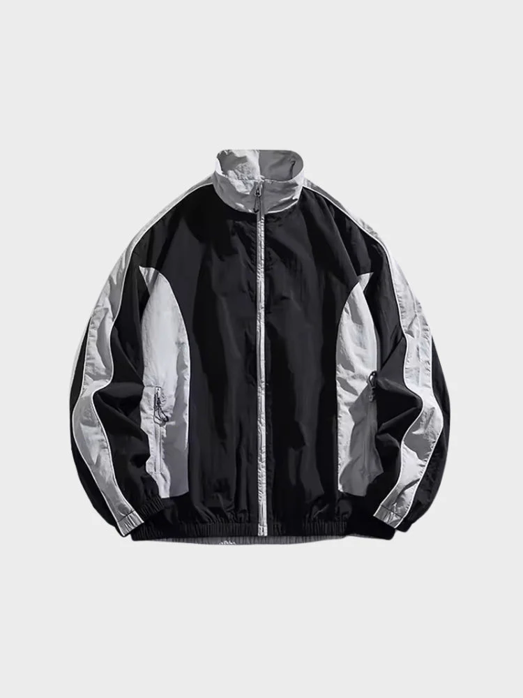 DCRB Vintage Varsity Waterproof Track Jacket - Image 3