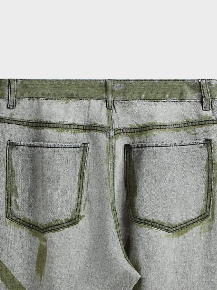 DCRB Wide Leg Contrasting Denim - Image 6