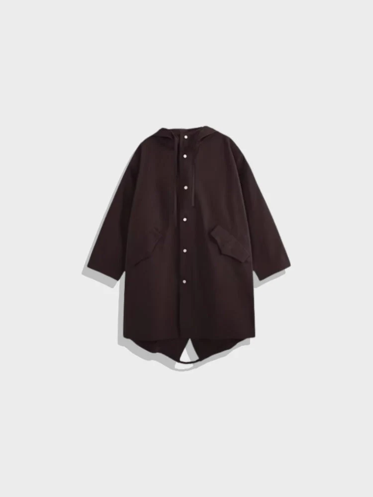 Decarba Hooded Rain Coat - Image 4