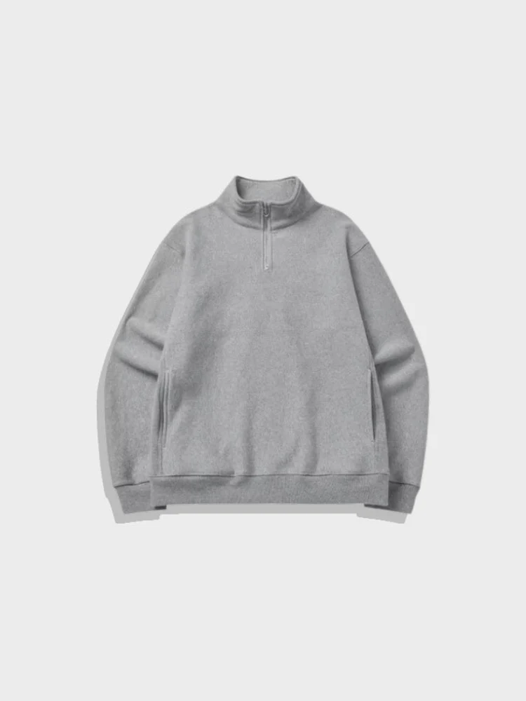 Decarba Oversized Half Zip Pullover - Image 5