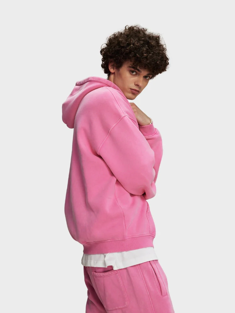 Decarba Washed Hoodie with Zipper - Image 17