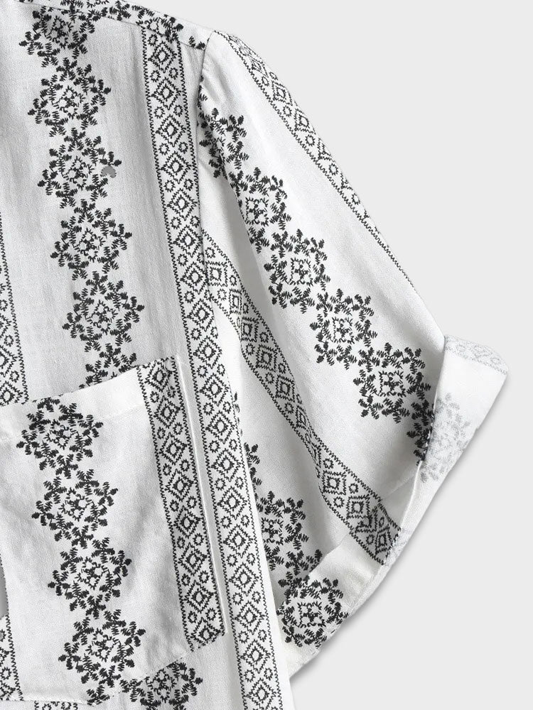 Geomatric Shirt - Verdi - Image 3