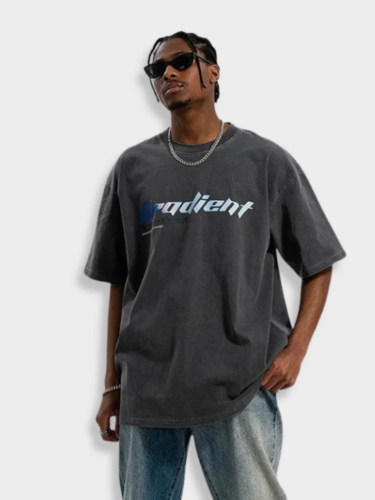 Gradient Distressed Tee - Image 2