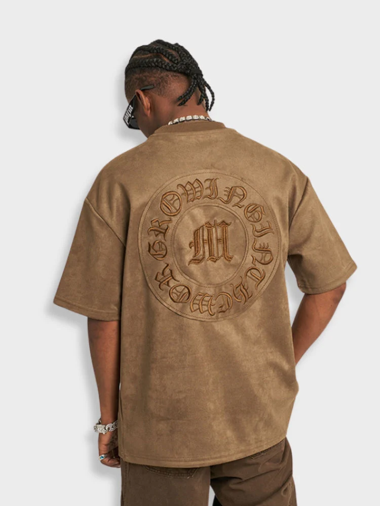 Growing Vintage Suede Tee - Image 4