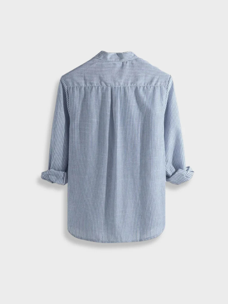 Longsleeve Marine Henley - Image 2