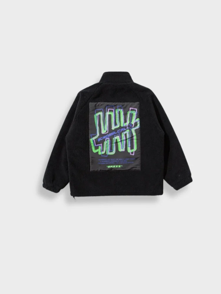 Loose Fit Lamswool Gasss Jacket - Image 6