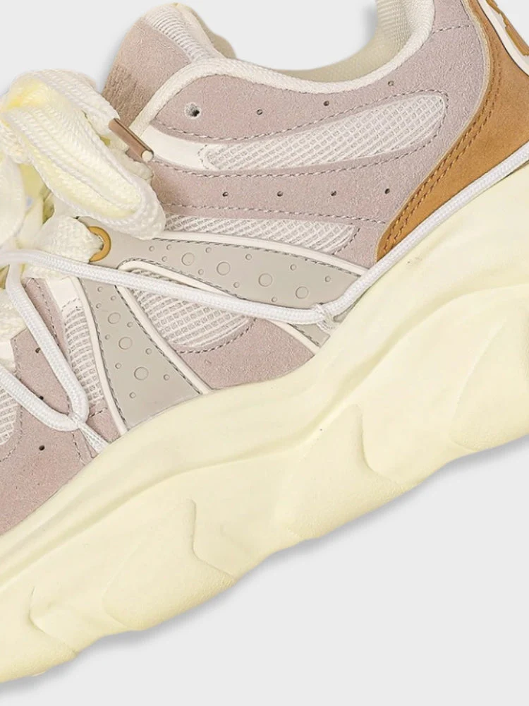 Mixed Laced Up Balance Sneakers - Image 8