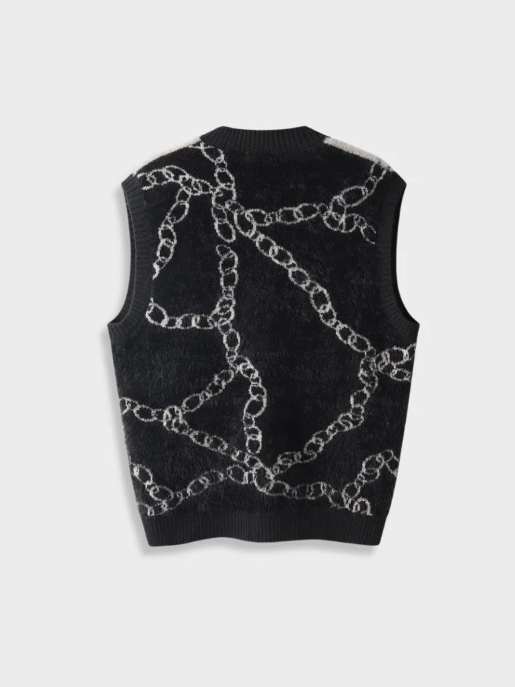 Mohair Knitted V-Neck - Image 2