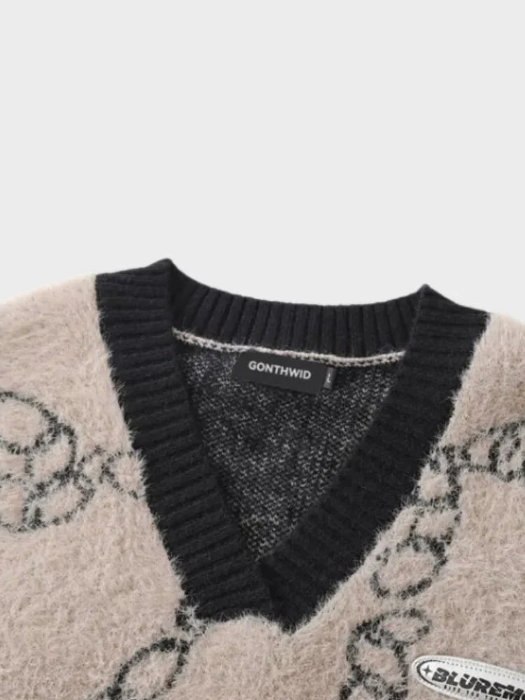 Mohair Knitted V-Neck - Image 3