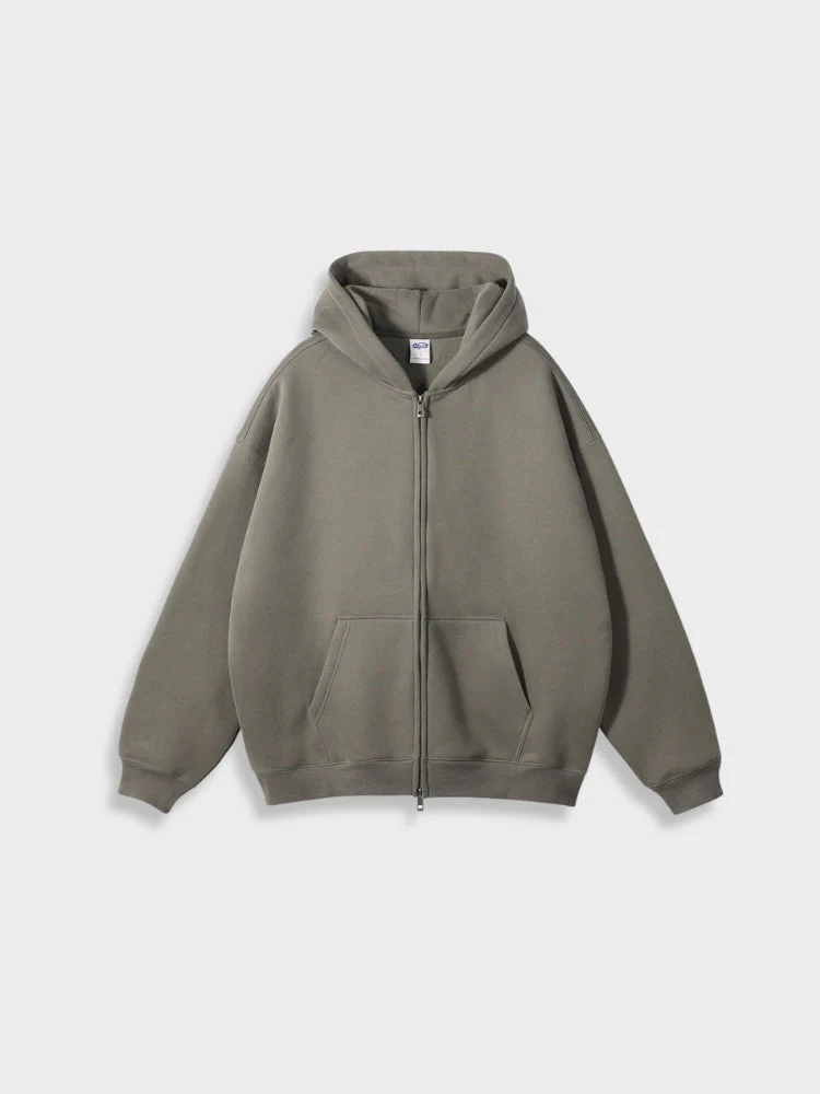 Quality Hoodie with Zipper - Image 11