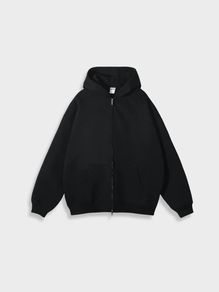 Quality Hoodie with Zipper - Image 3