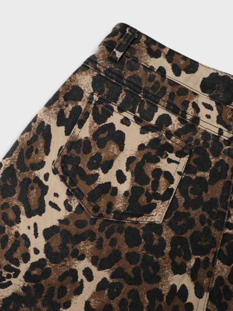 Ripped Leopard Jeans - Image 3