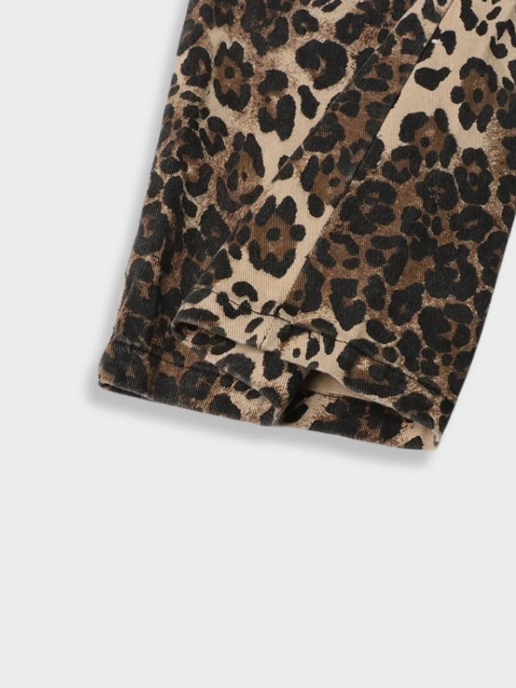 Ripped Leopard Jeans - Image 5