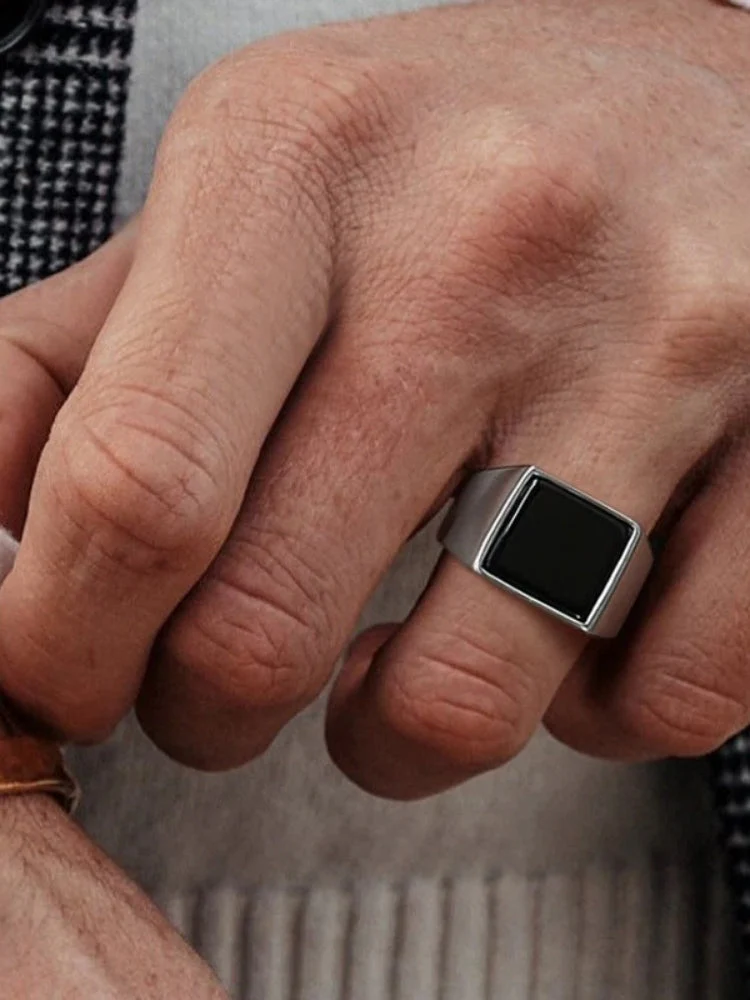 Silver Signet Ring - Image 7