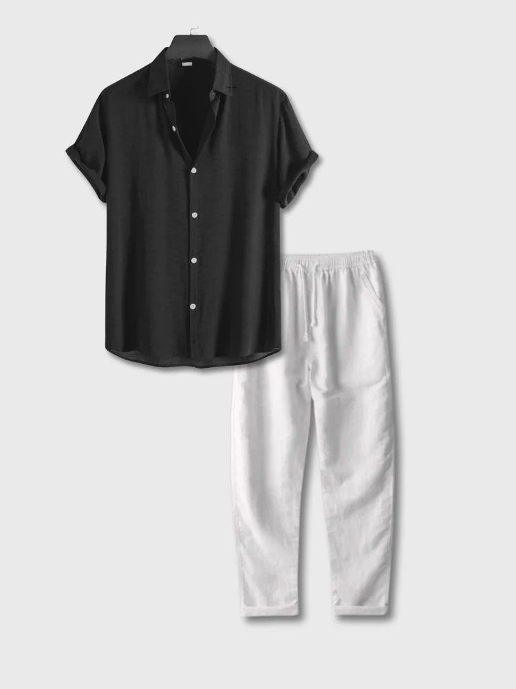 Linen Sommer Set - Florence by Night - Image 3
