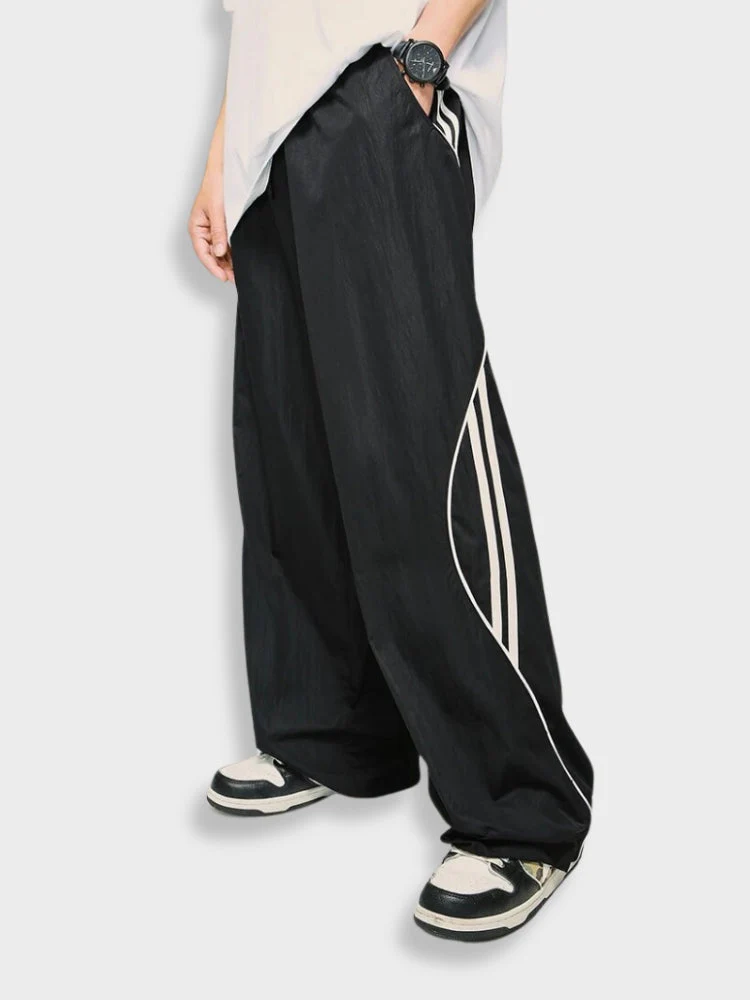 Striped Wide Joggers - Image 3