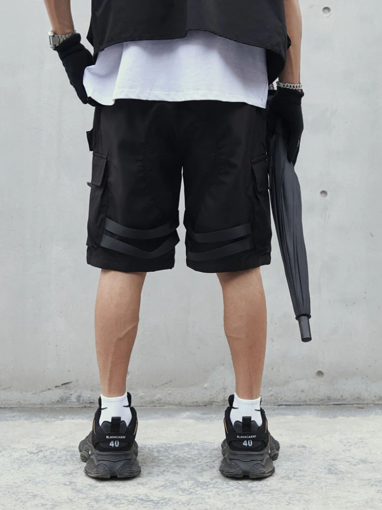 Tactical Vintage Streetwear Shorts - Image 2