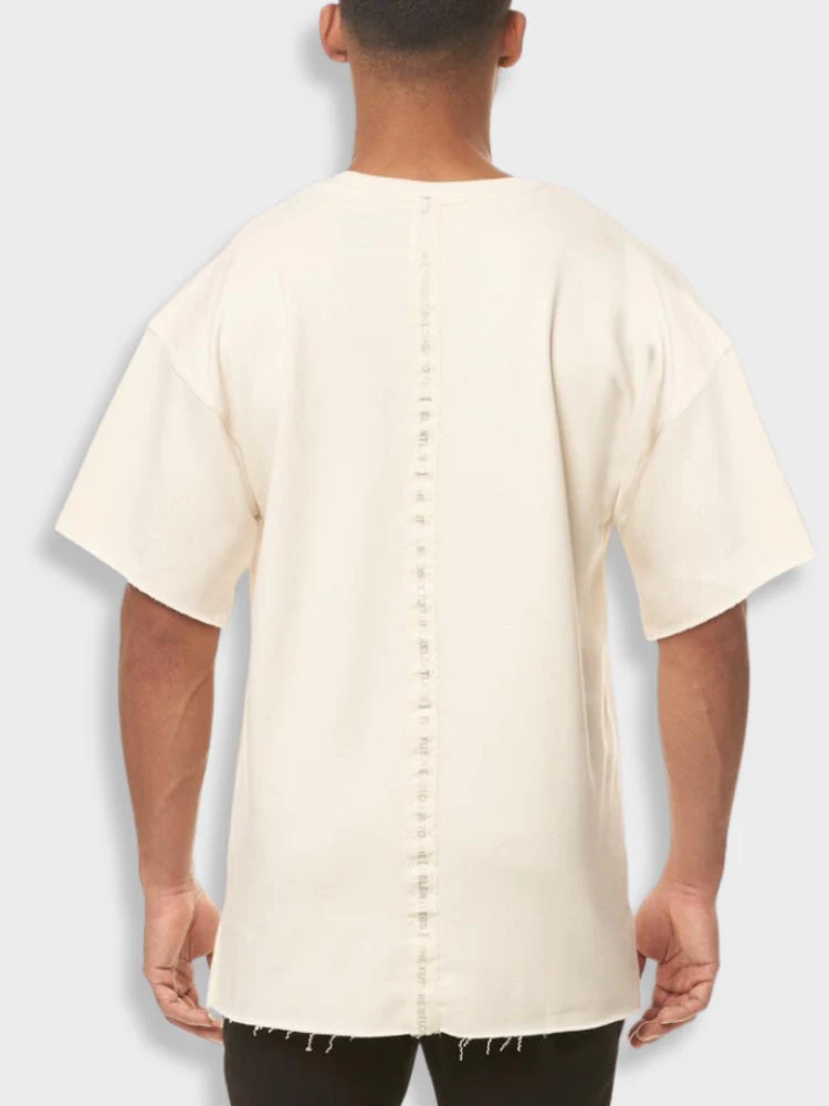 Thick Backstriped Oversized Tee - Image 8
