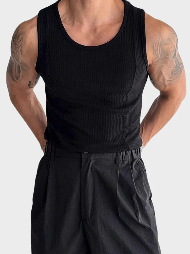 V Line Ribbed Tanktop - Image 4