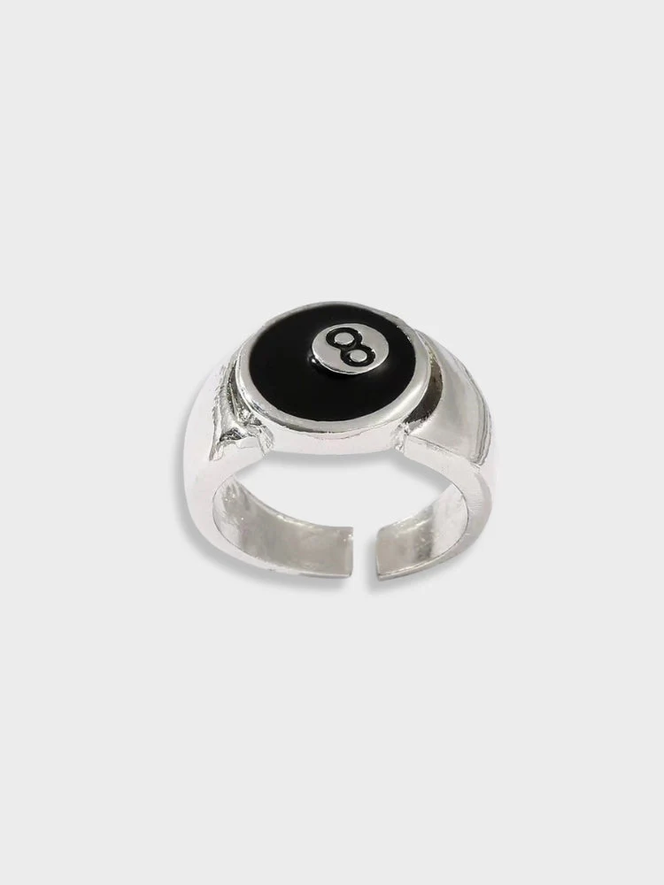 Vintage Adjustable 8Ball Ring - Image 4