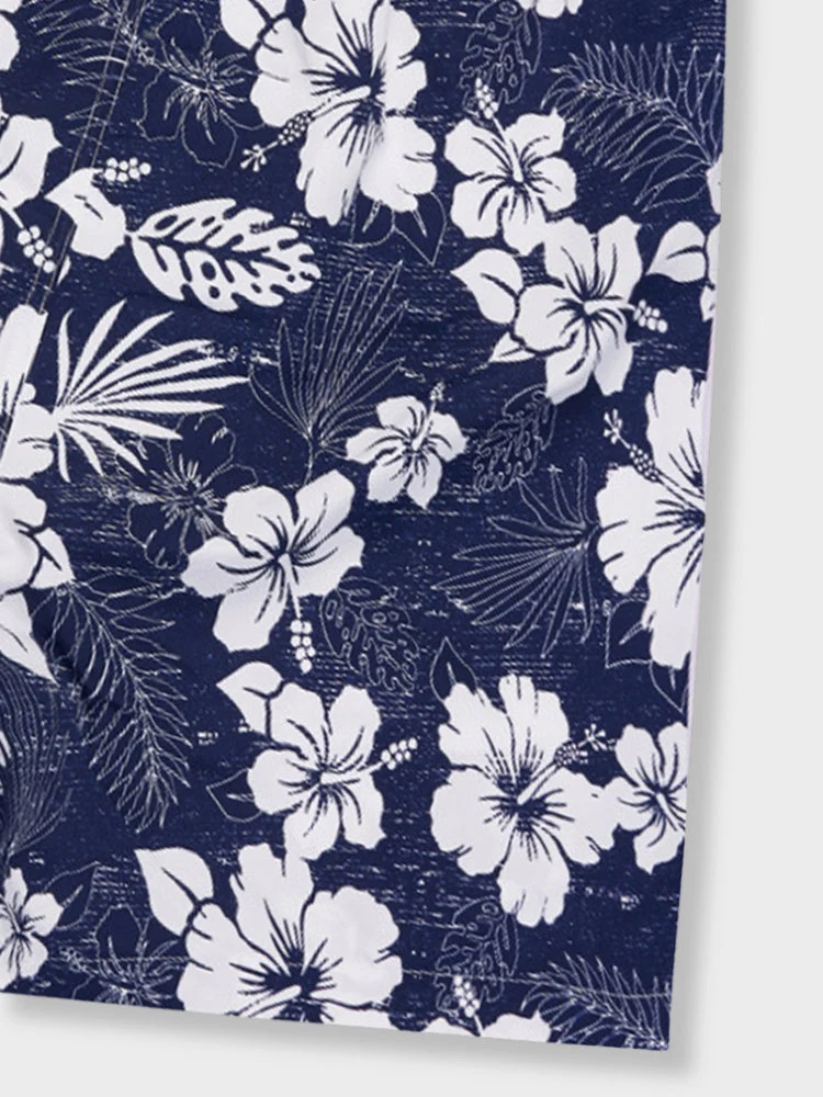 Vintage Flower Summer-Swim Shorts - Image 5