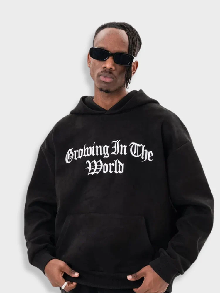 Vintage Hoodie - Growing in the World - Image 8