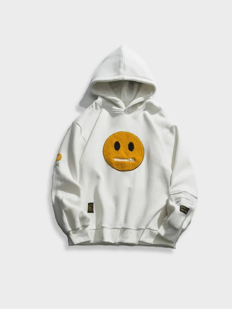 Vintage Smiling Hoodie - Image 8