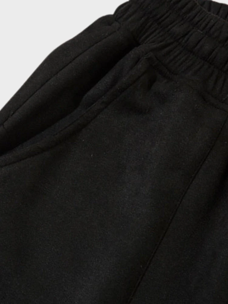 Vintage Suede Streetwear Shorts - Image 4
