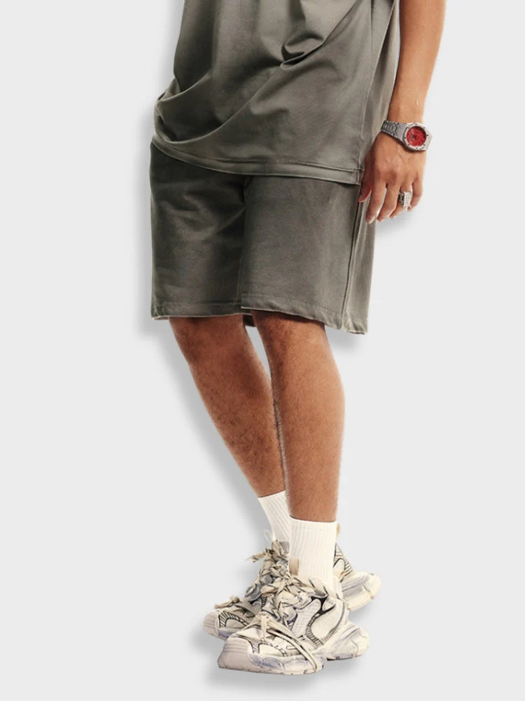 280 GSM Heavy Loose Fit Washed Shorts - Image 2