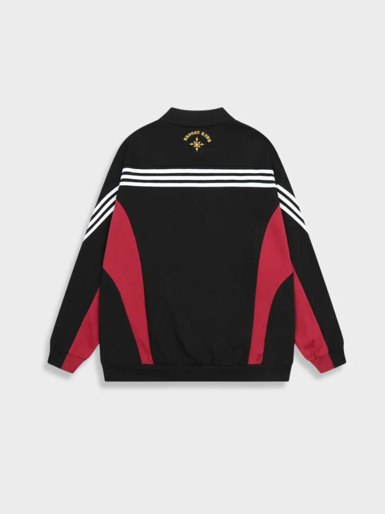 WinnersSquad Oldskool Football Longsleeve Polo - Image 2