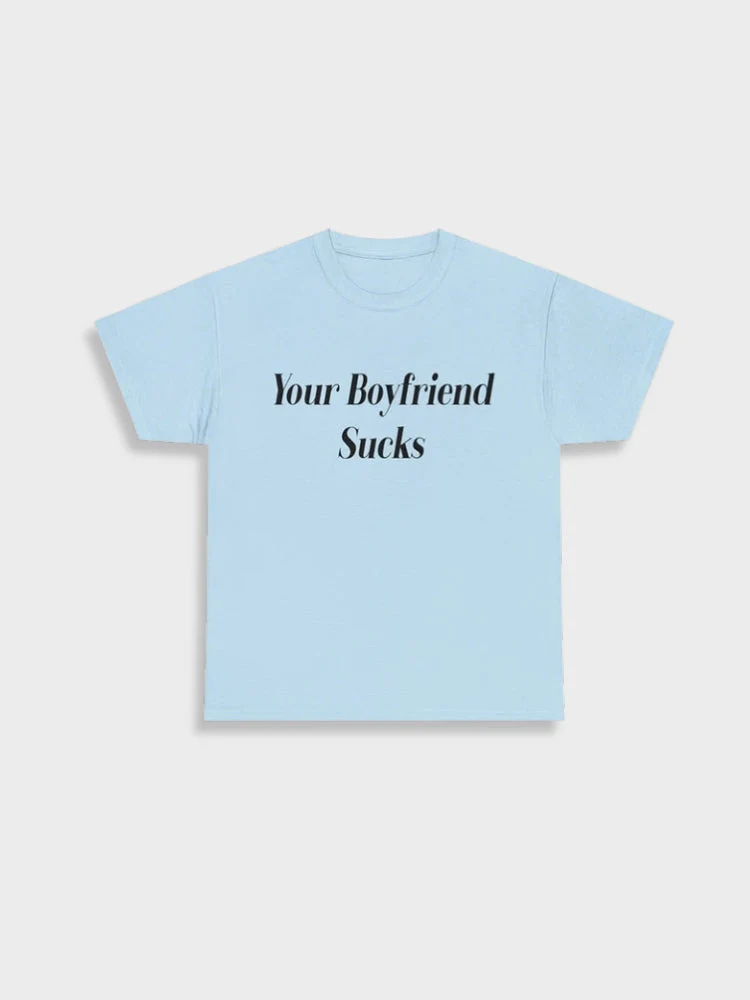 Your Boyfriend Sucks Vintage Tee - Image 3
