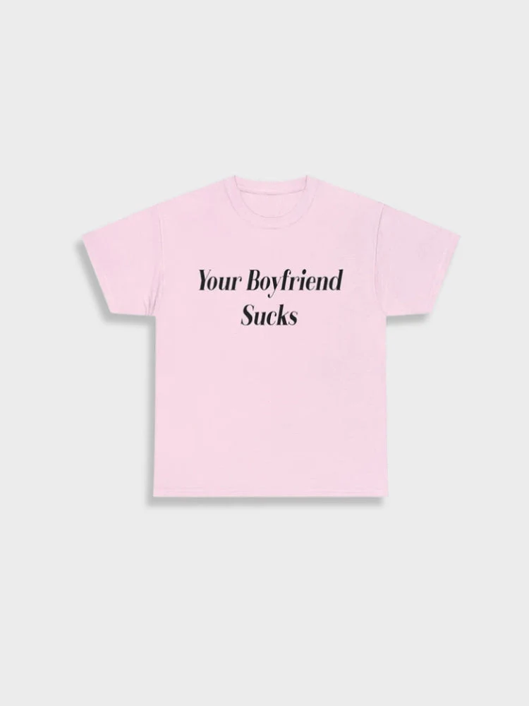 Your Boyfriend Sucks Vintage Tee - Image 5